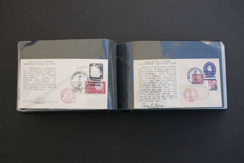 US Old Stamp Collection 100 Postmaster Signed Dones Hand Canceled Covers