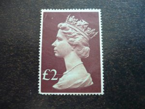 Stamps - Great Britain - Scott# MH175 - Used Part Set of 1 Stamp