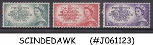 AUSTRALIA - 1953 QEII CORONATION SCOTT#259-261 3V - MINT HINGED