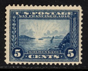 SCOTT 399 1913 5 CENT PANAMA PACIFIC EXPOSITION ISSUE MNH OG VF CAT $160!