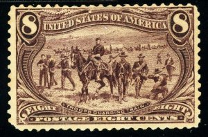 USAstamps Unused FVF US 1898 Trans-Mississippi Troops Scott 289 HR NG