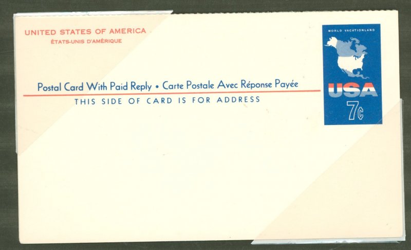 US UY19 1963Mint Reply Card