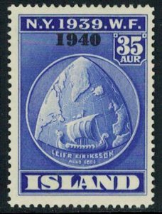 Iceland Scott 233 Used.