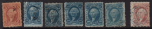 United States Revenue, First Issue, Lot 2