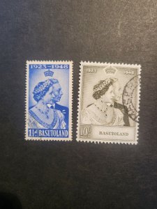 Stamps Basutoland 39-40 used