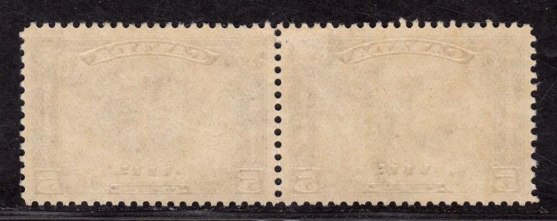 $Canada Sc#c2 M/LH/VF-XF, OG-sound pair stamps, Cv. $150
