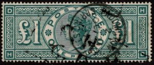 GBR SC #124 U 1891 Q VICTORIA CV $1156.25 (see below)