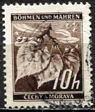 Czechoslovakia - Bohemia & Moravia; 1939: Sc. # 21: Used Single Stamp