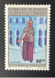 Djibouti Djibouti 1995 Mi. 619 Djibouti Costume Woman Woman Woman MNH RARE-