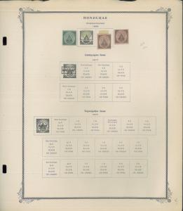 1865-1956 Honduras Mint & Used Postage Stamp Collection Album Pages Value $390