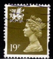 Wales - #WMMH58 Machin Queen Elizabeth II - Used