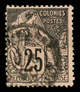 French Colonies 54 Used