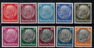 Germany Scott 422-31 Mint NH (Catalog Value $90.00)