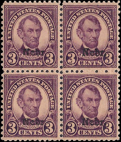 672 Mint,OG,NH... Block of 4... SCV $88.00