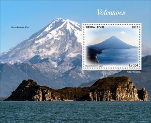 SIERRA LEONE - 2023 - Volcanoes - Perf Souv Sheet - Mint Never Hinged