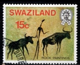 Swaziland - #287 Rock Paintings - Used
