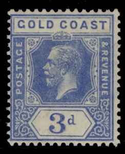 GOLD COAST GV SG91, 3d bright blue, M MINT.