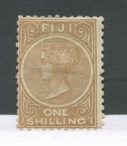 Fiji QV 1881 1/ yellow brown mint o.g. hinged
