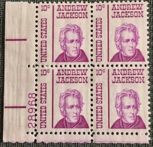 US #1286 MNH Plate Block of 4 LL Andrew Jackson SCV $1.10 L23