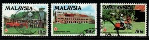 MALAYSIA SG174/6 1977 4th COMMONWEALTH POSTAL ADMINISTRATIONS CONF FINE USED