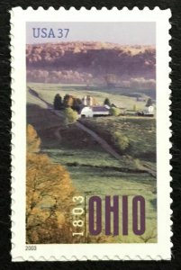 2003 Scott #3773 - 37¢ - OHIO STATEHOOD - BICENT - Single Stamp - Mint NH