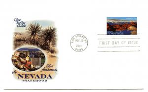 4907 Nevada Statehood, ArtCraft, FDC