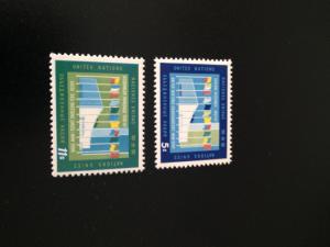 United Nations sc 119-120 MNH