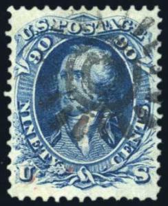 US #72 Used Cat$600 :: U.S.; General Issues, 1861, 90