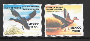 Mexico #1346-1347 MNH Fauna, ducks Pair (my1)