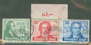 Germany/Berlin (9N) #9N61-9N63  Single (Complete Set)