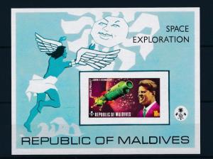 [36706] Maldives 1973 Space exploration Kennedy Imperforated SS MNH