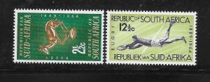 South Africa 1964 South African Rugby Board 75th anniversary Sc 301-302 MNH A706