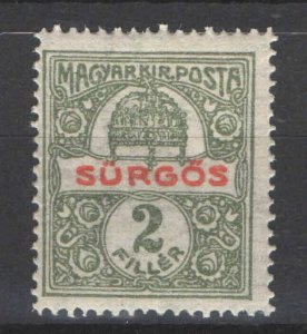Hungary 1916. Surgos MAGYAR KIR. POSTA stamp MNH (**) Michel: 180