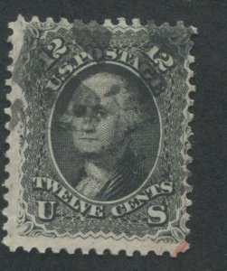 1861 US Stamp #69 12c Used Canceled Catalogue Value $95