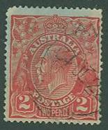 Australia SC#27 King George V, 2c used