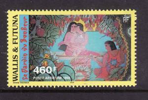 Wallis & Futuna-Sc#C204-unused NH Airmail set-Garden of Happiness-1998-