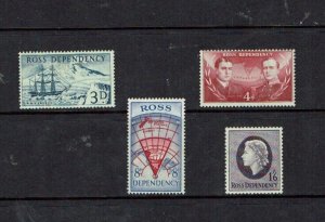 Ross Dependency: 1957, Pre-decimal definitive set, MNH