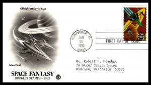 US 2741-2745 Space Fantasy PCS Set of Three Typed FDCs