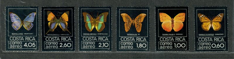 Costa Rica Sc#c759-c764 M/NH/VF, Cv. $53