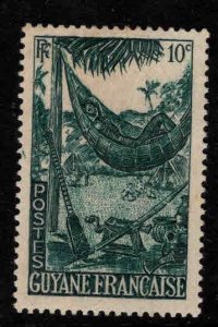 French Guiana Scott 192 MH* Hammock stamp expect similar centering