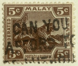 AlexStamps MALAYA #59 XF Used 