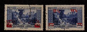 Lebanon - 1937-39 - SC 150-51 - Used