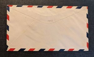 1931 Fort Wayne Indiana First Flight Cover to Lynn Massachusetts