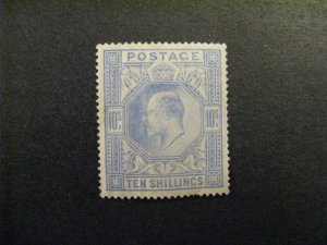 Great Britain #141 mint hinged creases across small tear at bottom a23.1 7717