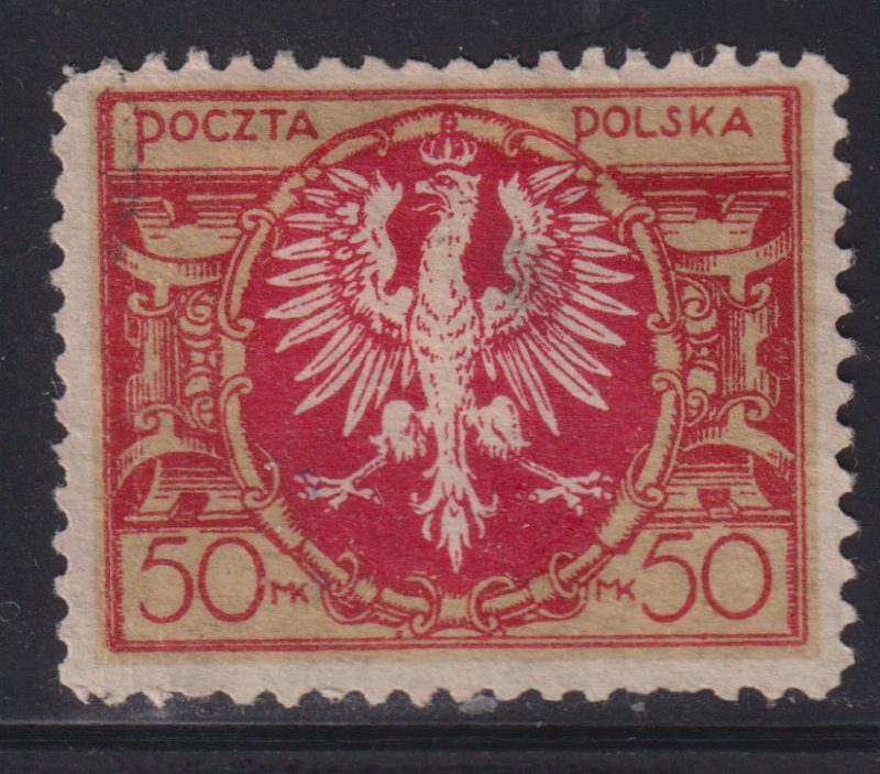 Poland 164 Polish Eagle 50MK 1921