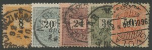 Hungary #39, 43-46 Used