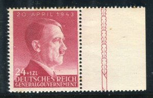 GERMANY; POLISH OCCUPATION 1944 Hitler MINT MNH 24g. Margin value