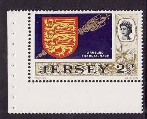 Jersey-Sc#38a- id6-unused NH booklet pane-Royal Mace-1970-5-