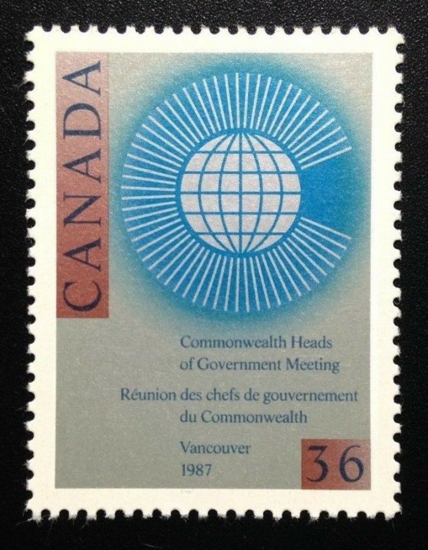 CANADA  Sc# 1147  COMMONWEALTH MEETING  1987  MNH