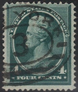 US Scott # 211 4c Jackson / Used
